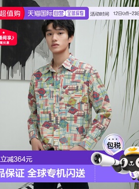 1h可退 日本直邮BEAMS PLUS 男士西部风格印花衬衫 38111367791