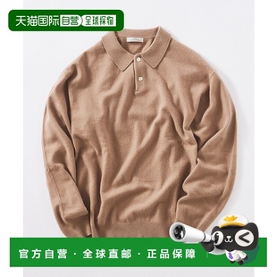 日本直邮COLLINS 全羊毛质感 VILLE 男装 天竺编针织 WOOL 1h可退