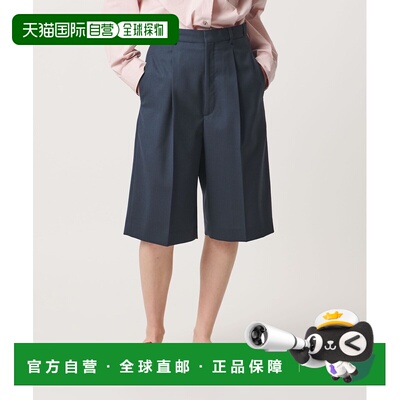 1h可退 日本直邮6(ROKU) 女士 中腰直筒毛呢短裤 86192000005