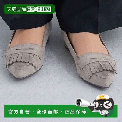 日本直邮Pointed Quilt Flat Shoes 拨水平底鞋浅口鞋女鞋款