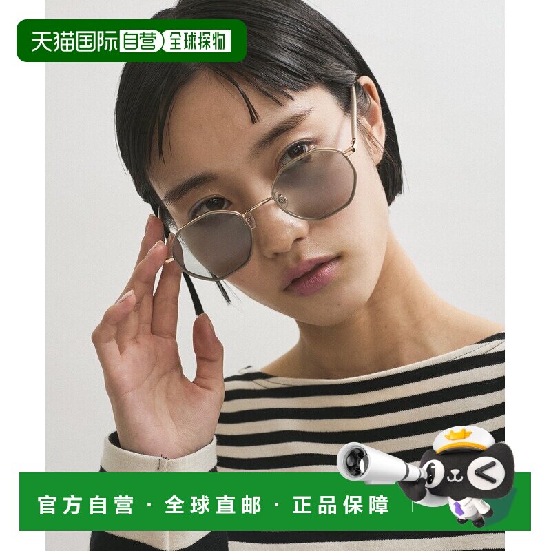 日本直邮Adam et Rope' 女士八角形金属框UV防晒太阳镜 2025AGAZ0