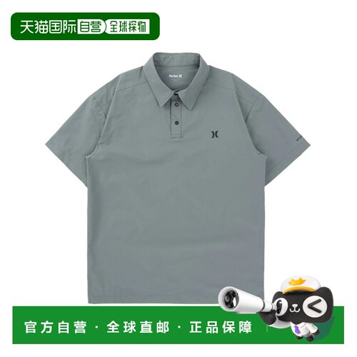 日本直邮Hurley 男女同款 幻影系列弹力罗纹梭织POLO衫 MUWV26100