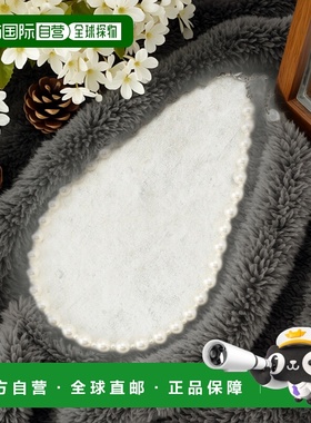 1h可退 日本直邮Dessin 女士 珍珠风格短款项链 设计感单排链条 F