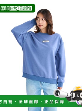 日本直邮ROXY 女士 SQUARE LOGO  套头衫卫衣 25FWRPO254031 蓝色
