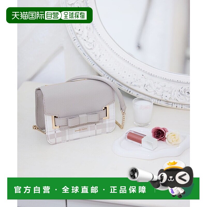 日本直邮Samantha Thavasa 格子纹Em Shushu Ⅲ 小号肩背包 [SA17