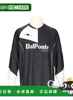 日本直邮DALPONTE 升华印花长袖球衣足球青少年款DPZ0440J-黑色