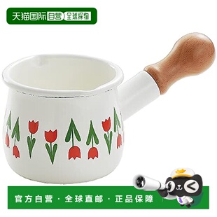 【日本直邮】Tamahashi 单柄奶锅Aderia Retro花纹Colec  ADR-13