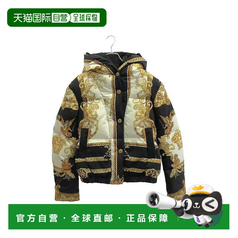 日本直邮中古Versace范思哲女A级95新Down jacket羽绒夹克尼龙外