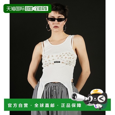 1h可退 日本直邮PRANK PROJECT 女士花卉图案网眼蕾丝内衣背心 31