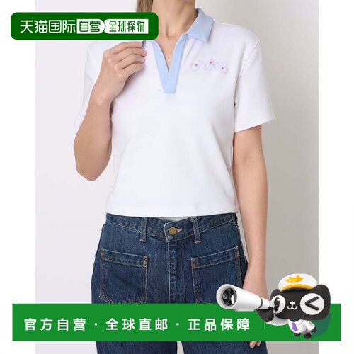 日本直邮Nike 女士短袖Polo衫 IR7565100 白色 休闲舒适耐克