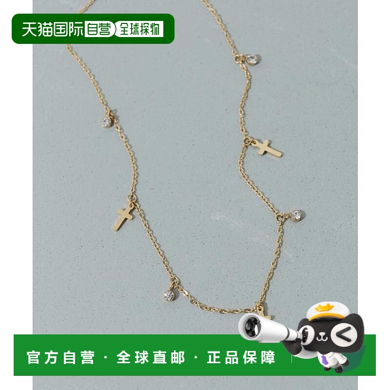 1h可退 日本直邮官方授权 SMELLY 不锈钢十字吊坠项链叠戴
