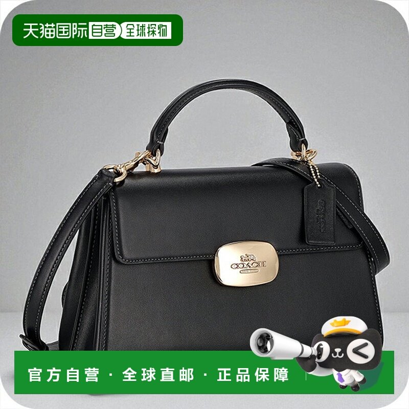 日本直邮Coach 女士手提包COACH CP006 IMBLK黑色轻巧小巧时尚优