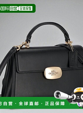 日本直邮Coach 女士手提包COACH CP006 IMBLK黑色轻巧小巧时尚优