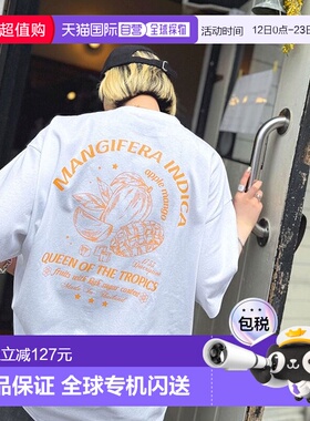 日本直邮Classical Elf 纯棉热带水果图案大T恤 C04519EM013757