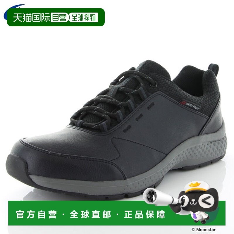 日本直邮Moonstar 男士 SPLT M196 步行鞋 S 黑色 MOONSTAR 12322