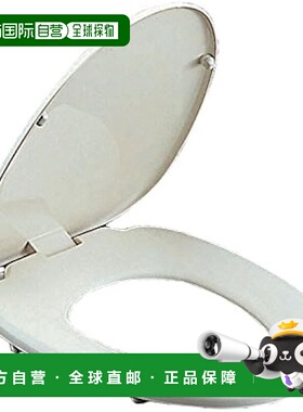 【日本直邮】LIXIL INAX 缓降装置带盖圆形前座马桶（大号）蓝灰