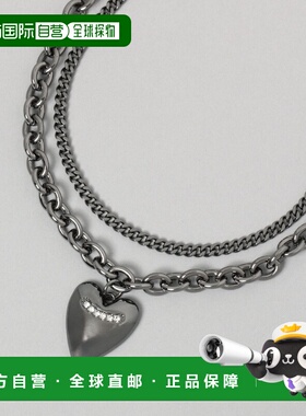 1h可退 日本直邮JEANASIS 女士 双层叠戴 心形吊坠项链 599405