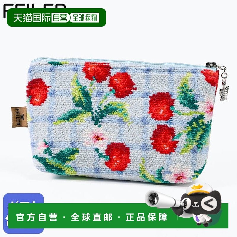日本直邮FEILER 化妆包 化妆袋 Cherry Picnic Kuroneko 鱼包 独,箱包皮具/热销女包/男包,手拿包,淘宝优惠券,粉丝福利购,淘宝优惠卷