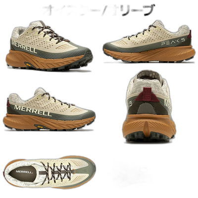 日本直邮Merrell Agility Peak 5 男士越野跑鞋厚底低帮长距离户M