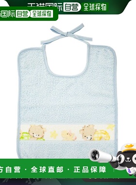 日本直邮Feiler 小围嘴 30cm 25cm 蓝色 适合婴儿使用的可爱设计