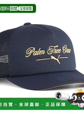 【日本直邮】彪马 均码 高尔夫帽 PUMA×PTC性能网帽 男士 深蓝色