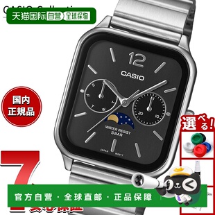 1AJF M305D 黑色月相 MTP 日本直邮卡西欧系列模拟手表