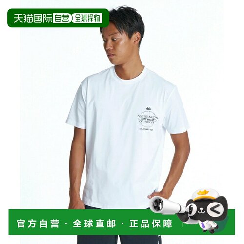 日本直邮QUIKSILVER 男士短袖防晒衣 QS MEETS SS QLY262014-WHT