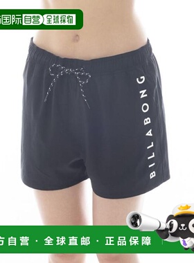日本直邮BILLABONG 女士短款沙滩短裤 BF013503 黑色