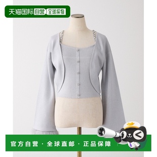 女装 CLAUP 针织两件套 肩部亮片设计 口 1h可退 袖 日本直邮NICE