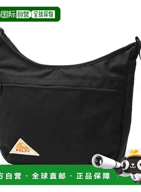 日本直邮KELTY 弧形单肩包M 2.0A4 尺寸黑色男女通用3259250322