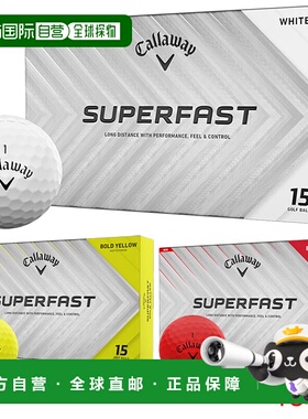 日本直邮Callaway 2025 SUPERFAST 高尔夫球15 颗装2025 型号Call