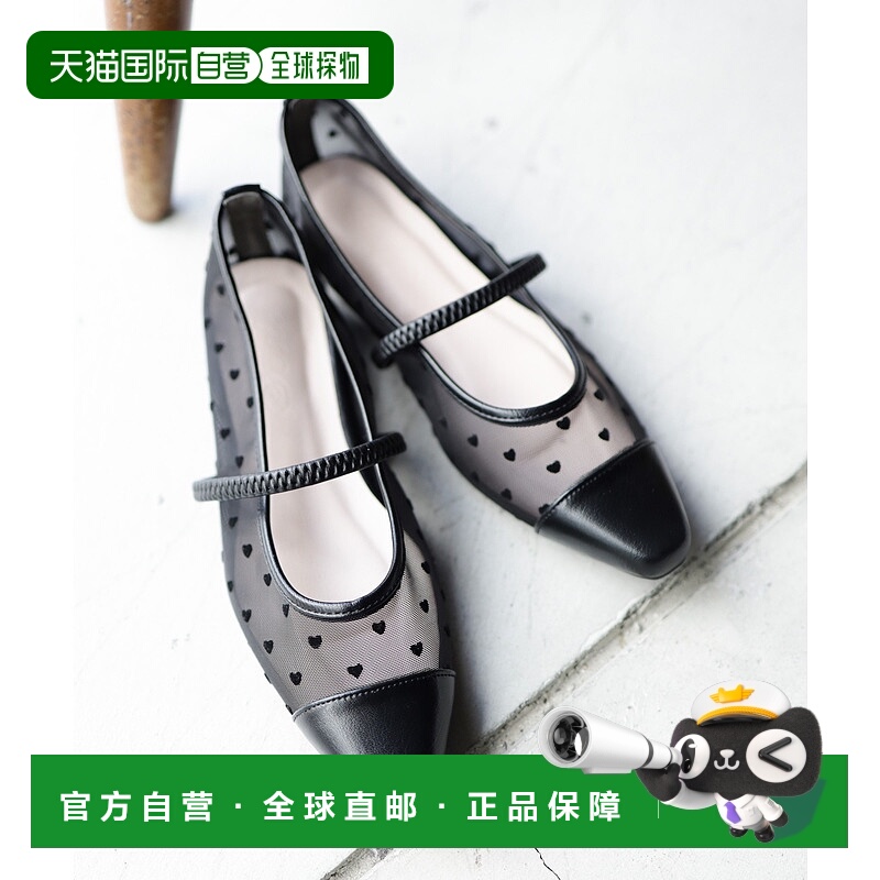 1h可退 日本直邮SESTO 女士透视设计玛丽珍低跟鞋 dnp2417正品品