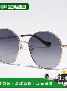 日本直邮GUCCI 古驰 太阳镜 GG1090SA 女士 圆形金属标志 GG 标志