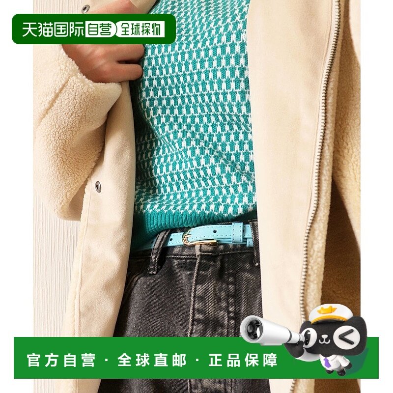 日本直邮florge 可爱心形细款牛皮革腰带 FL8218EW07510,箱包皮具/热销女包/男包,手拿包,淘宝优惠券,粉丝福利购,淘宝优惠卷