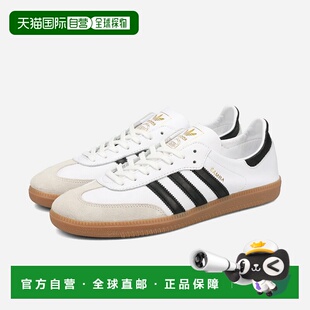 日本直邮adidas SAMBA DECON 男女低帮运动鞋FTWR 白色/核心黑色/