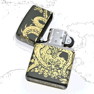 日本直邮ZIPPO 煤油打火机不含油DRAGON DESIGN2024龙生肖龙年龙x