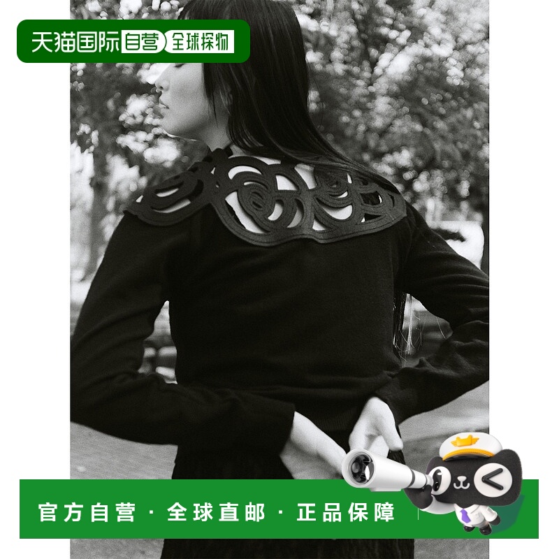 1h可退 日本直邮MIYAO 女装 别注宽松针织开衫 2WAY设计 肩部装饰