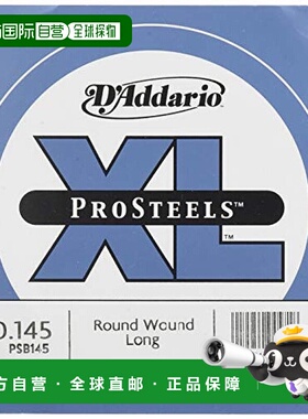 【日本直邮】达达里奥 贝司用玫瑰琴弦 PROSTEELSS .145 PSB145
