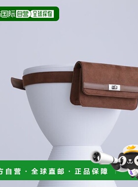 1h可退 日本直邮NATURAL BEAUTY BASIC 麂皮质感腰带包斜挎包腰包