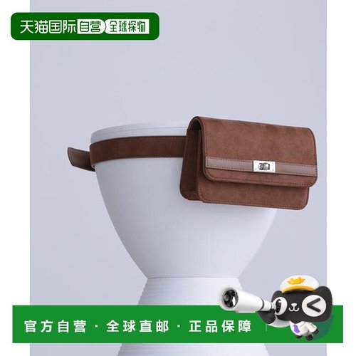 1h可退 日本直邮NATURAL BEAUTY BASIC 麂皮质感腰带包斜挎包腰包