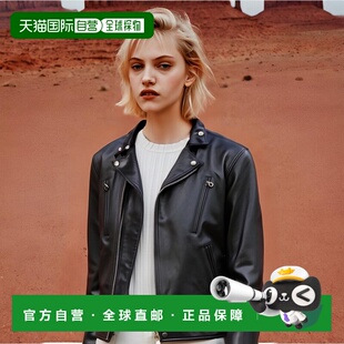 日本直邮1h可退 官方授权 SCHOTT 半大号 皮革骑手夹克皮衣