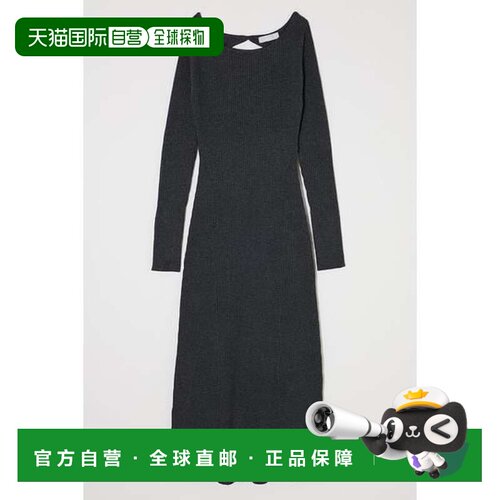 MOUSSY 后开敞长裙连衣裙
