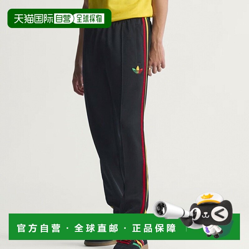 日本直邮阿迪达斯牙买加国家队运动裤男女黑色JY5226