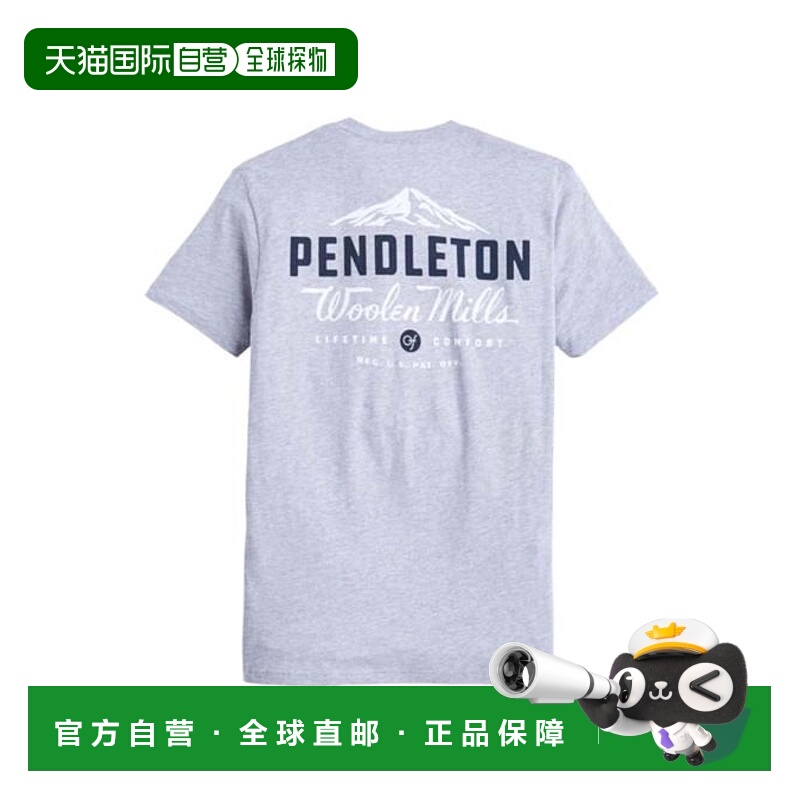 1h可退 日本直邮PENDLETON Base Camp图案T恤