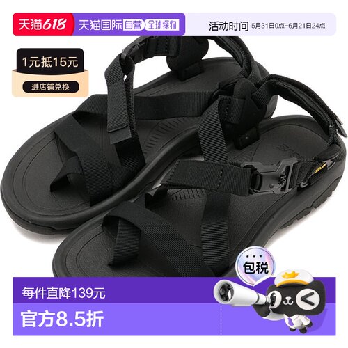 日本直邮Teva Hurricane Terra Dactyl [1169431-BLK SS25] W HUR