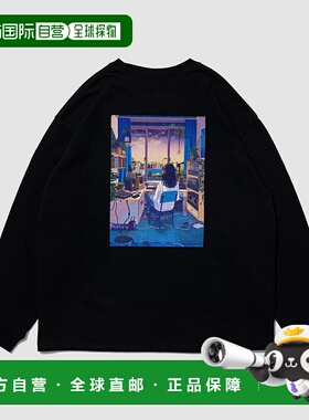 日本直邮APPLEBUM “Make Music” LINEAGE（黑色）长袖 T 恤苹果