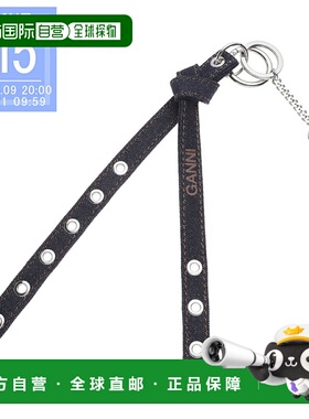 日本直邮Ganni 女款钥匙扣 蓝色 女士 a6260 642 darknavy GANNI