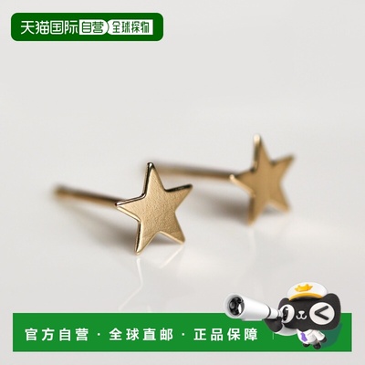 1h可退 日本直邮cui-cui K18黄金 星星耳钉 300551cuicui配饰