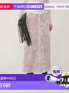 日本直邮GRACE CONTINENTAL 克拉什天鹅绒长裙 GR9467EW016325 裙