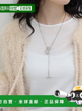 1h可退 日本直邮fredy emue 女士 Y字项链 曼特尔扣环设计硬币吊